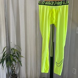 Nike yellow leggings